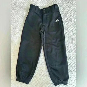 Adidas Boys' Triple Stripe Traditional Baseball Pants, Size XS Black Elastic